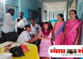 पाल येथील आश्रमशाळांमध्ये गोवर-रुबेला लसीकरण मोहीम