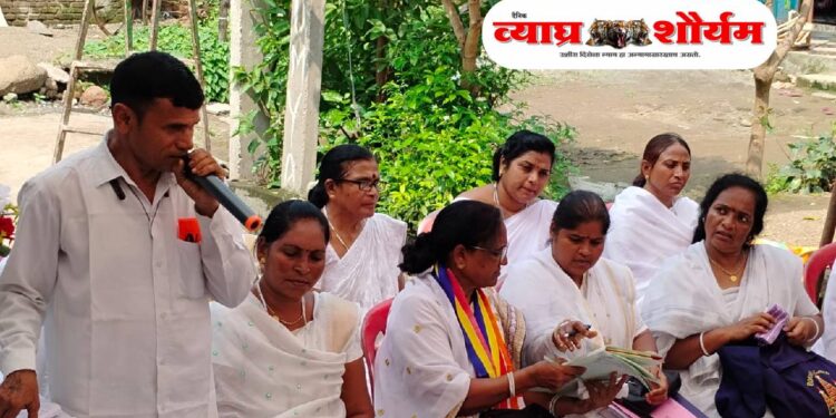 कसबा पिंप्री येथे दहा दिवसांचे बौद्ध धर्मप्रसार शिबिर संपन्न