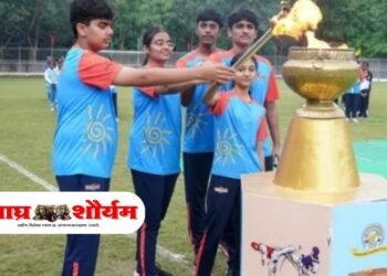 खेळात चांगली कामगिरी करुन पदके मिळावा- प्राचार्य देबाशीष दास