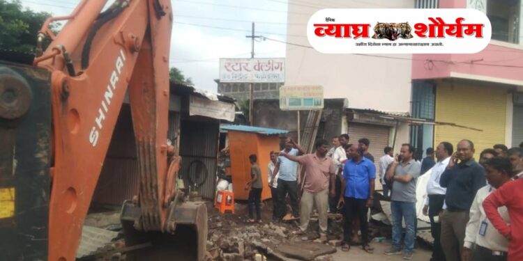 पुरानंतर पाचोरा नगरपालिकेची कडक कारवाई