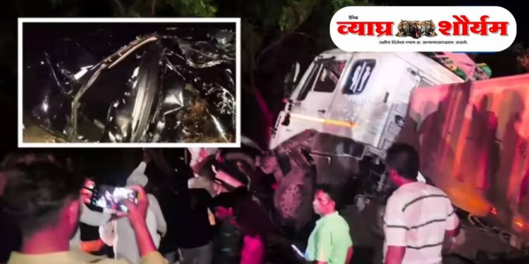 छत्रपती संभाजीनगरात भीषण अपघात