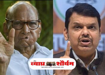 “शिवरायांचं नाव फक्त होर्डिंगसाठी नको, शेतकऱ्यांना कर्जमाफी द्या” – शरद पवारांचा फडणवीसांना टोला