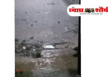 विवरेसह परिसरात विजांच्या कडकडाटासह मुसळधार पावसाने जनजीवन विस्कळीत