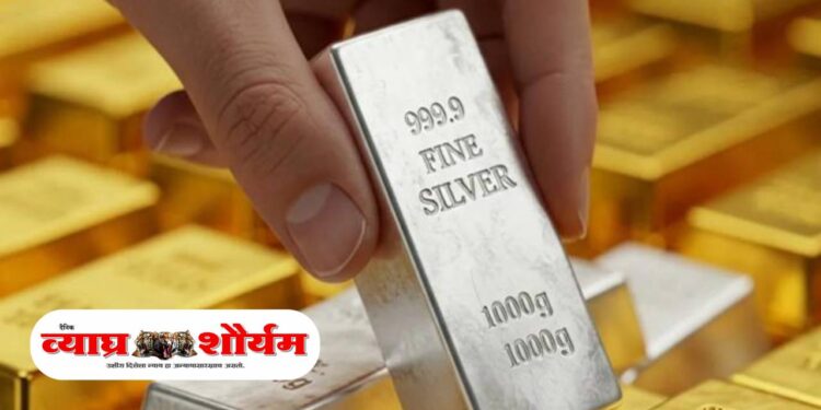 दिवाळीच्या पूर्वसंध्येला बाजारात सोनसळी झळाळी, चांदीची चमकही कायम