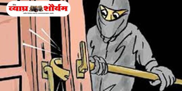 बंद घराचे कुलूप तोडून चोरी ; डॉक्टरच्या घरातून ६५ हजारांचा ऐवज लंपास