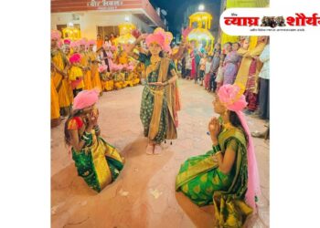 विवरे येथे श्री संत सावता माळी नवदुर्गा उत्सवात रंगला सांस्कृतिक कार्यक्रम