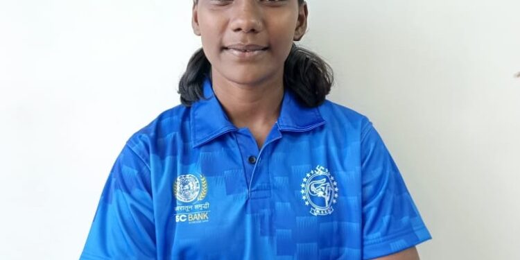 महाराष्ट्र कबड्डी संघात हर्षदा माळी निवड