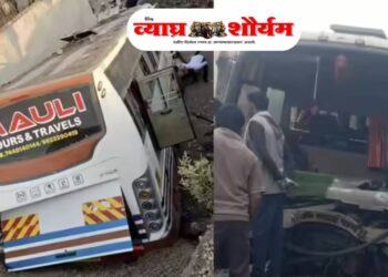 विद्यार्थ्यांची बस दरीत कोसळली; ३० हून अधिक विद्यार्थी जखमी, एकाची प्रकृती गंभीर